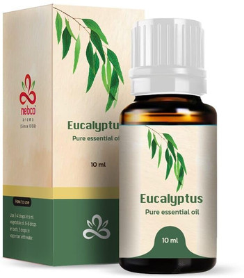 nebco aroma Eucalyptus Essential oil for Skin Glow And Hairs|Helps in Concentration(10 ml)