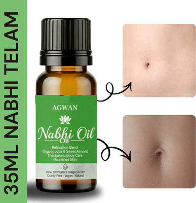 Agwan Herbal Digestion Support Nabhi Oil for Gut Health(35 ml)