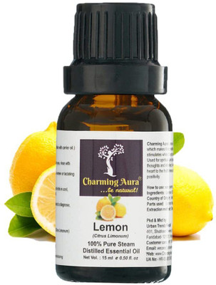 Charming Aura Pure & Natural Essential Oil (15ml) (Lemon(15 ml)