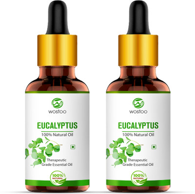 Wostoo Best Eucalyptus Essential Oil (10 ml) (Pack of 2)(30 ml)