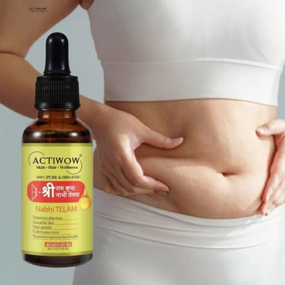 ACTIWOW Nabhi Tailam Herbal Glow Freshness Belly Oil(30 ml)