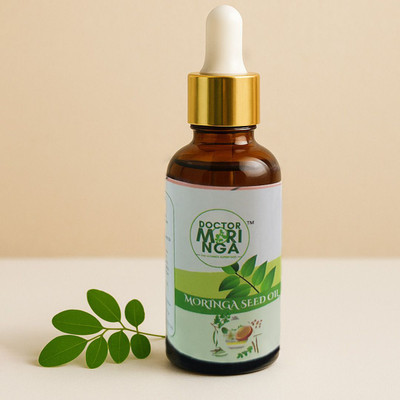 DOCTOR MORINGA Cold Pressed Seed Oil - Pure & Natural Care for Skin, Face & Hair Nourishment(30 ml)