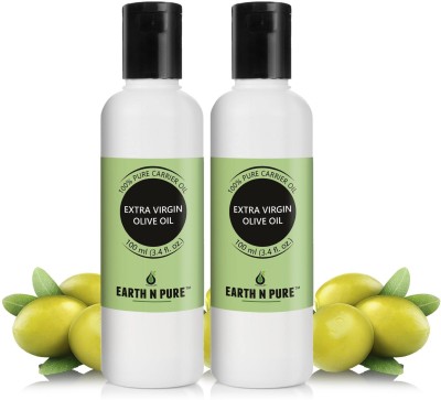 Earth N Pure Extra Virgin Olive Oil Pack Of 2(100 ml)