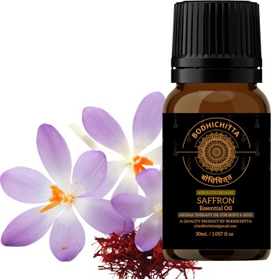 Bodhichitta Saffron Essential Oil (Crocus sativus) Therapeutic Grade For Men & Women(30 ml)