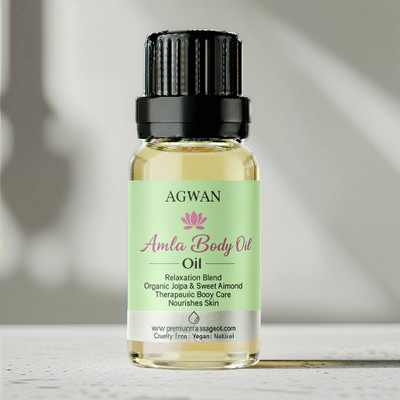 Agwan Amla Herbal Body Oil | Natural After Bath Oil for Relaxation & Glow(100 ml)