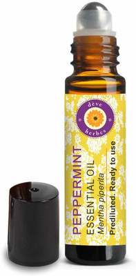 deve herbes Peppermint Essential Oil (Mentha piperita) Pre Diluted Roll-on Blend(10 ml)