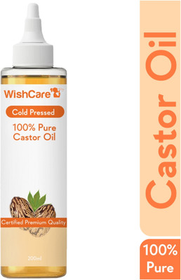WishCare Premium Cold Pressed Castor Oil For Hair and Skin Hair Oil(200 ml)