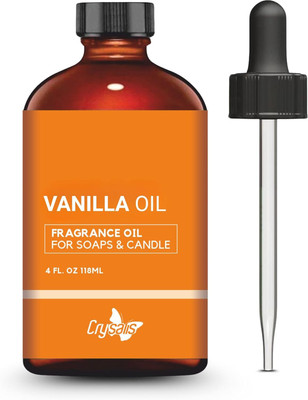 Crysalis Vanilla Fragrance Oil for Candle Making, Soap Making & DIY Crafts – 118 ml(118 ml)
