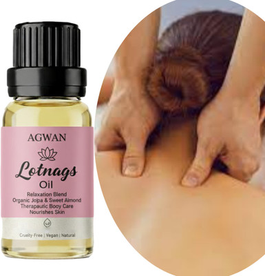 Agwan Pure Lotus Flower Body Oil | Soothing Massage & Aromatherapy Essential Oil(100 ml)