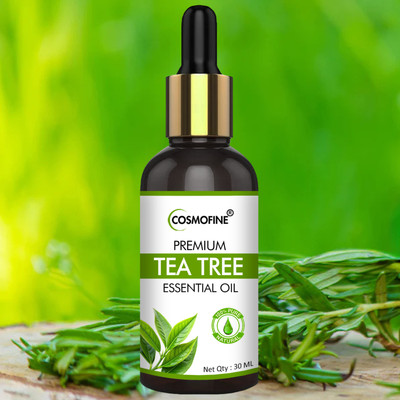 cosmofine Tea Tree Essential Oil for Skin, Hair Care, Acne, Dandruff Relief,(30 ml)
