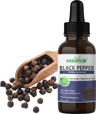 essancia Black Pepper Essential Oil for Skin, Hair Care & Aromatherapy - Pure & Natural(30 ml)