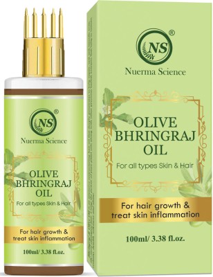 Nuerma Science Pure Olive & Bhringraj Oil Intensive Deep Penetrating For Hair Hair Oil(100 ml)