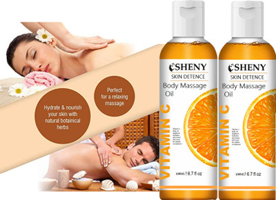 SHENY full body care massage oil pack of-2 and at any time use oil(200 ml)
