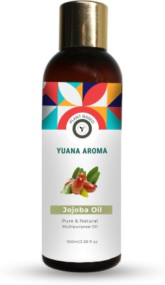 Yuana AROMA JOJOBA OIL | Hair, Face and Skin Care | Carrier Oil | Pure and Natural(100 ml)