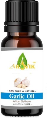 AHAVIK Garlic Natural Essential Oil 100ML HairGrowth|Skin Care|Body Pain(Lahasun Tel)(100 ml)