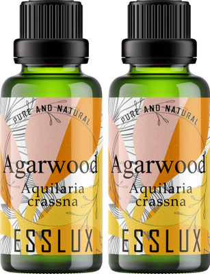 Esslux Unleash Aromatic Agarwood's Power Oil - For Aromatherapy & Home scent, More!(120 ml)
