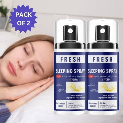 SIYDHA Best Pack of 2 Sleeping Sprays for Women: Herbal Sleep Aid You Can Trust(200 ml)