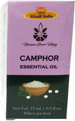 NIRVANA GRAM UDYOG ESSENTIAL OIL CAMPHOR 15ML PACK OF 1(15 ml)