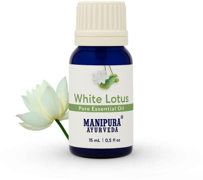 Manipura Ayurveda Aromatherapy White Lotus Pure Essential Oil(15 ml)