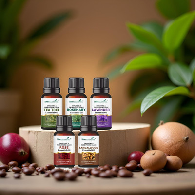 Earth Science Ayurveda Hair & Skin Oil Pack – Lavender, Sandalwood, Tea Tree, Rose, Rosemary(25 ml)