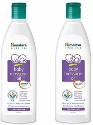 HIMALAYA Baby Body Massage Oil pack of 2 (2×200ml)(400 ml)