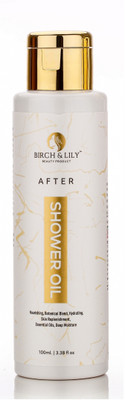 Birch and Lily After Shower Oil | Silky Smooth Skin | Blend of Almond, Rosemary, Tea Tree Oils(100 ml)