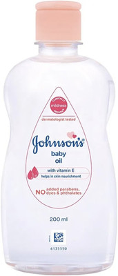 JOHNSON'S Baby Massage Oil For Baby's Soft & Delicate Skin(200 ml)