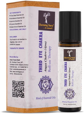 Charming Aura Third Eye Chakra (Aagya Chakra-Ajna) Roll-on Therapy Oil(150 ml)