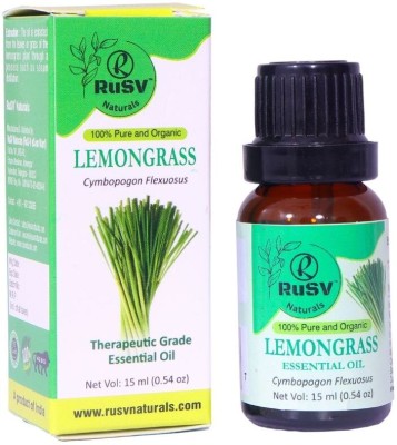 RuSV Naturals Lemongrass Essential Oil RLGEO-15(15 ml)