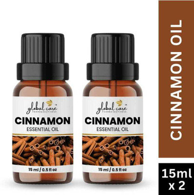 global care Cinnamon Essential Oil 15ml Pack of 2 – Natural Hair & Skin Care(15 ml)