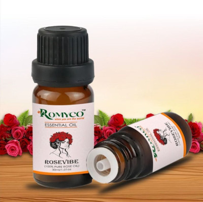 ROMYCO ROSE Essential Oil Aromatherapy, Skin Care, uplifts mood, refreshes indoor(30 ml)