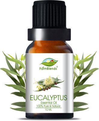 FarmBlends Eucalyptus Oil | 10ml | For Hair & Skin Care, Steam Inhalation, Muscle Pain(10 ml)