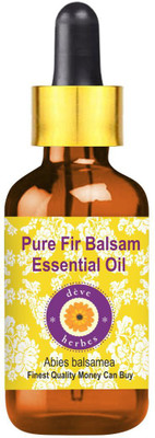 deve herbes Pure Fir Balsam Essential Oil (Abies balsamea) Glass Dropper Steam Distilled(5 ml)