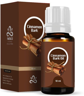 nebco aroma Cinnamon Bark Essential oil for Skin Glow And Hairs Helps in Concentration(10 ml)