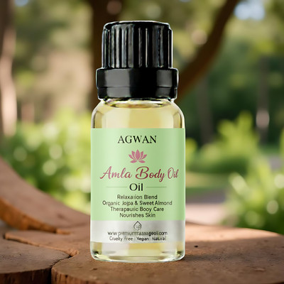 Agwan Herbal Body Oil with Amla | Nourishing Massage & Moisturizing Care(100 ml)