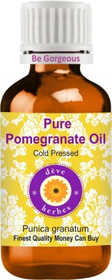 deve herbes Pure Pomegranate Oil (Punica granatum) Natural Therapeutic Grade Cold Pressed(100 ml)