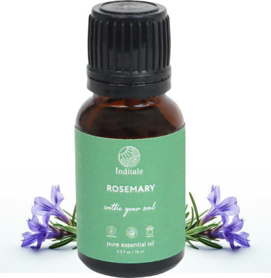 INDITALE Essential Oil for Aromatherapy, anxiety relief & Meditation|Rosemary- Pack of 01(15 ml)