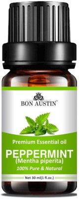 Bon Austin Peppermint Essential Oil for Therapeutic grade for Steaming - 30ml Pack of 1(30 ml)