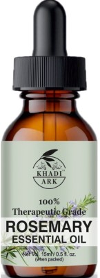 Khadi Ark Pure & Natural Rosemary Essential Oil for Skin & Hair 15ml Pack of 1(15 ml)