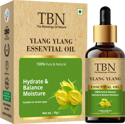 TBN Ylang Ylang Essential Oil, | Best for Aromatherapy | Helps in Meditation(15 ml)