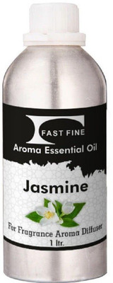 FAST FINE Jasmine Aroma Essential Diffuser Oil Pure 1 liter (Pack of 1)(1000 ml)