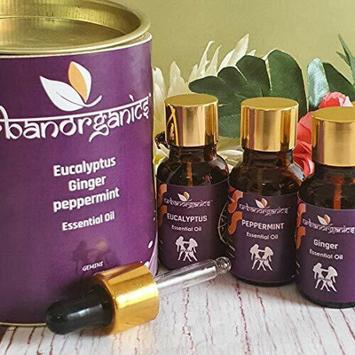 URBANORGANICS Zodiac Sign Combo of Eucalyptus,Ginger, Peppermint(45 ml)