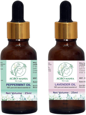 AGRO MANIA Lavender & Peppermint Essential Oils(50 ml)
