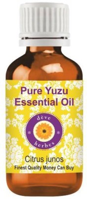 deve herbes Pure Yuzu Essential Oil (Citrus junos) Natural Therapeutic Grade Steam Distilled(50 ml)
