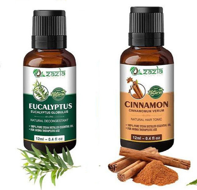 Zazla Essential Oil Eucalyptus & Cinnamon(24 ml)