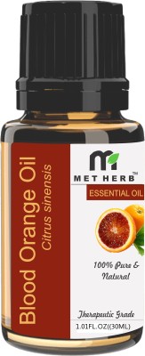 Metherb Blood Orange Essential Oil Cold Pressed, Therapeutic Grade Undiluted(30 ml)