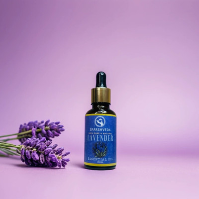 Sparshveda Pure Lavender Essential Oil | Calming, Aromatic & Ideal for Diffusers(30 ml)