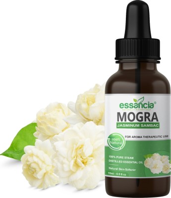 essancia Mogra Essential Oil for Skin, Hair Care & Aromatherapy - Pure & Natural(15 ml)