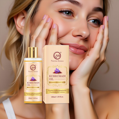 Nuerma Science Kumkumadi Oil for Brightening Youthful Radiance Clear Complexion(100 ml)