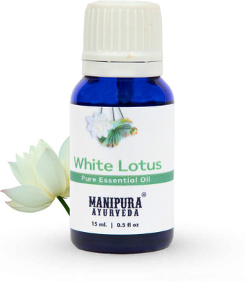 Manipura Ayurveda Aromatherapy White Lotus Pure Essential Oil(15 ml)